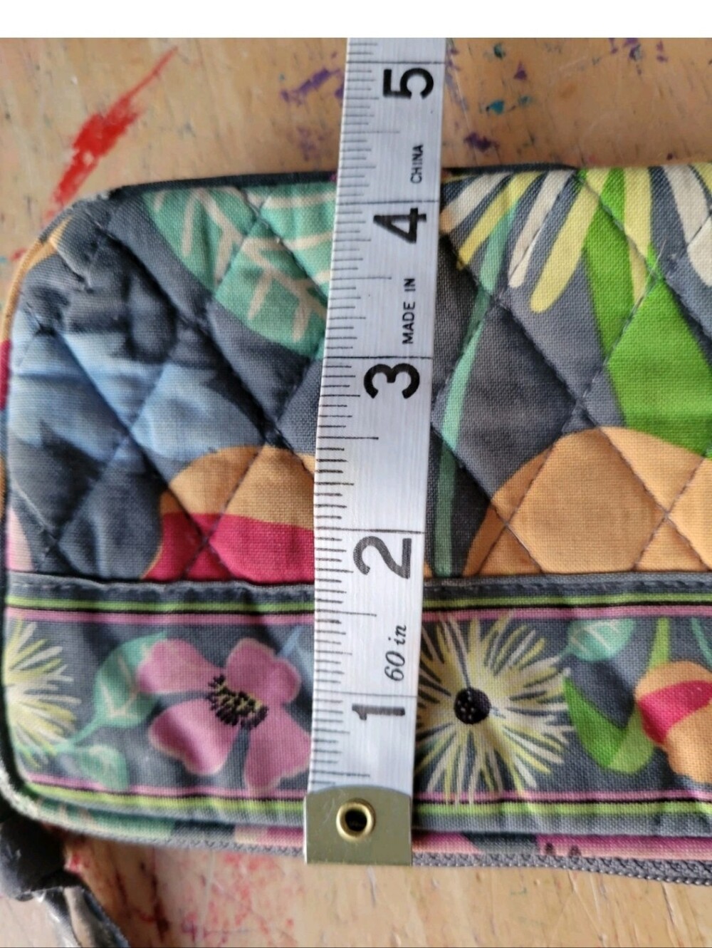 Vera Bradley Accordion Wallet in "Jazzy Blooms" Pattern - Picture 4 of 7